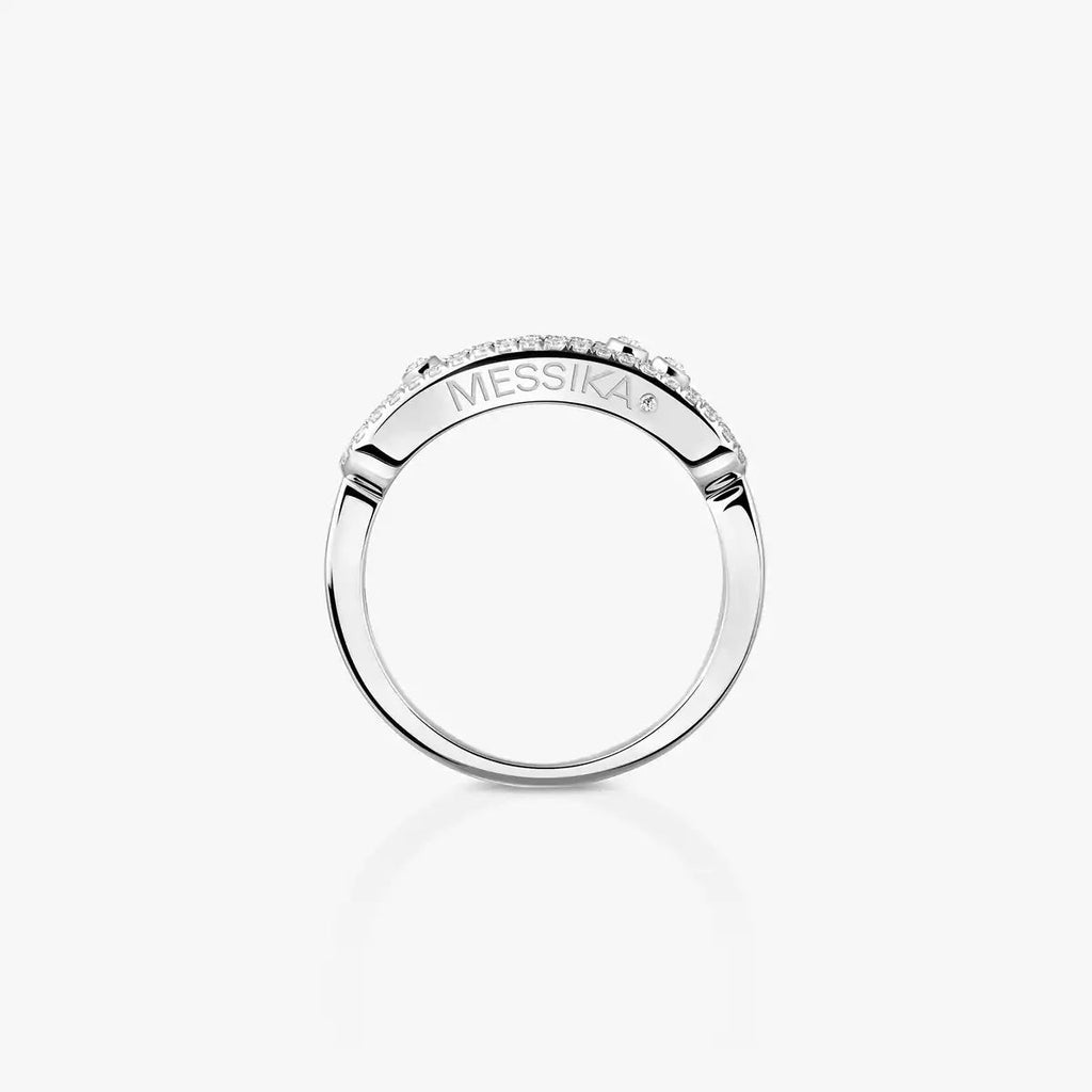 [Imperial]  Baby Move Gold Diamond Pave_ Ring