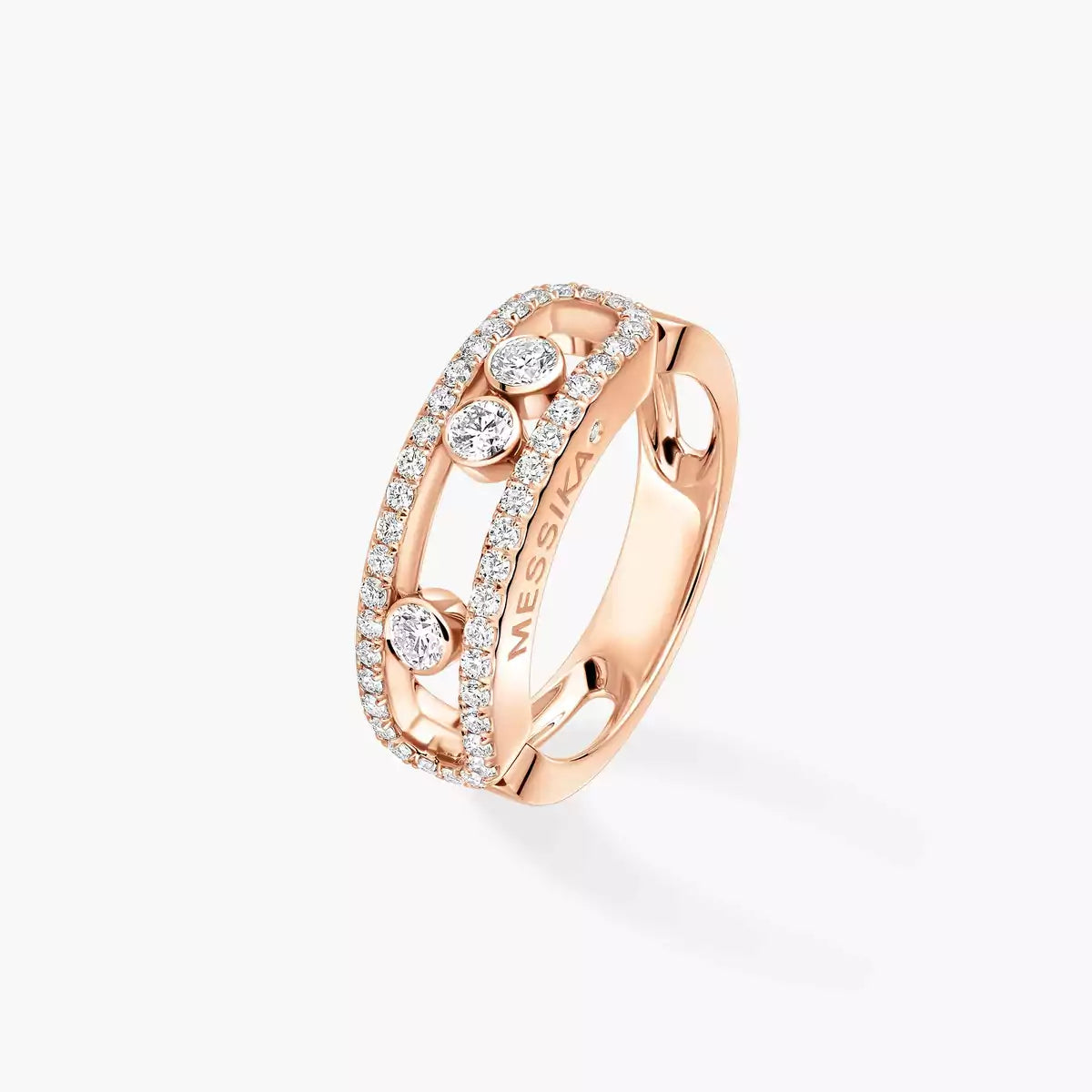 [Imperial]  Move Gold Diamond Pave_ Ring