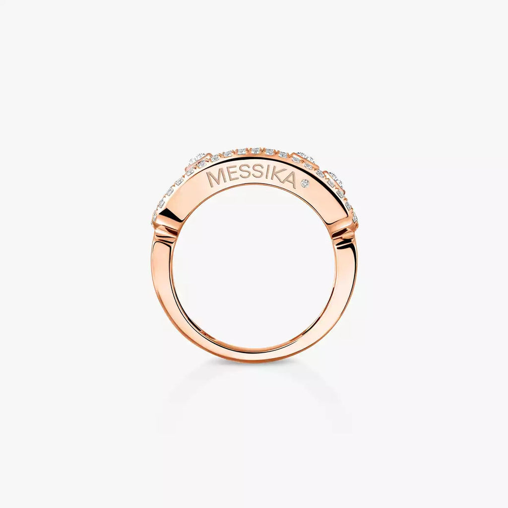 [Imperial]  Move Gold Diamond Pave_ Ring