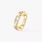[Imperial] Move Link Pave_-Set Diamond Ring in Gold