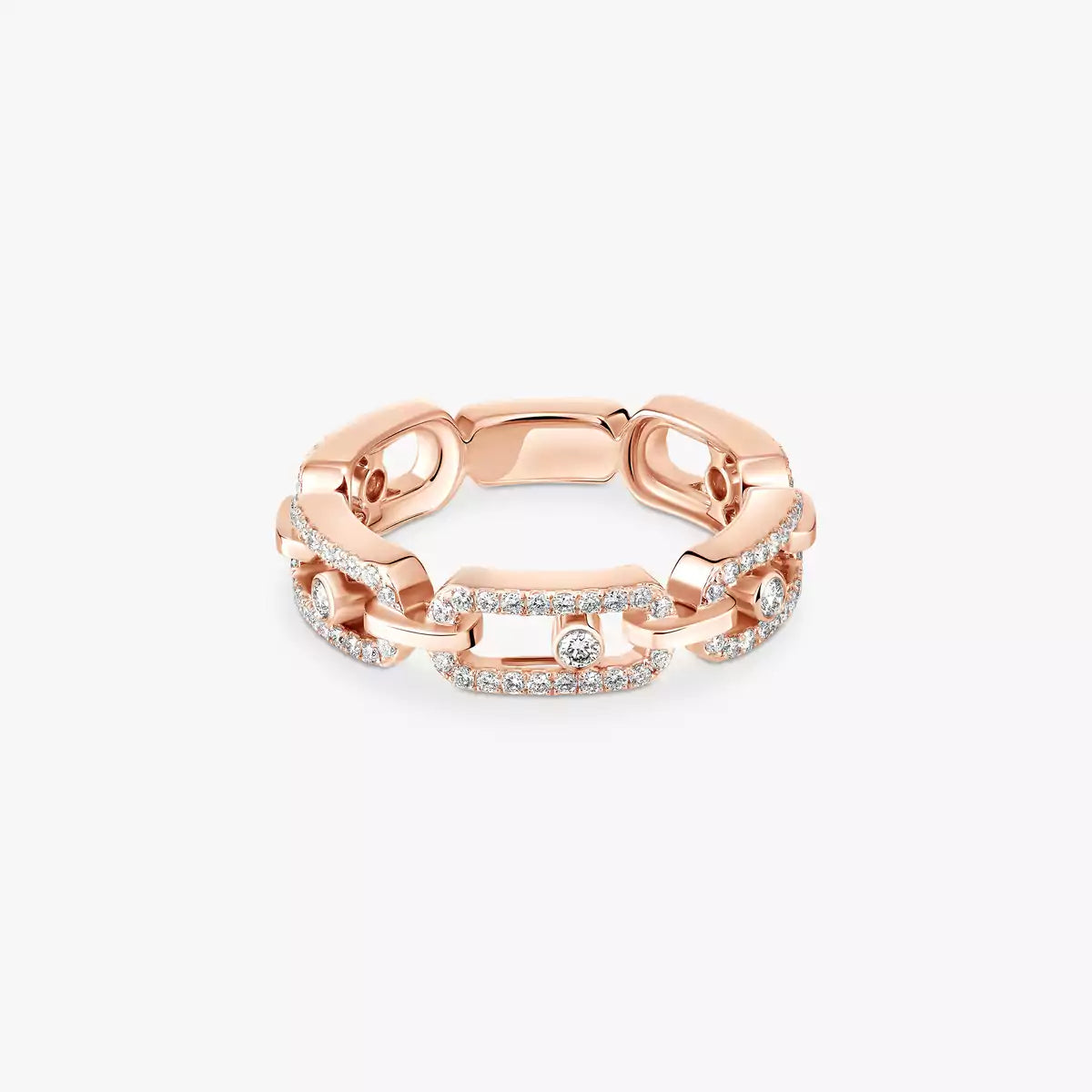 [Imperial] Move Link Pave_-Set Diamond Ring in Gold