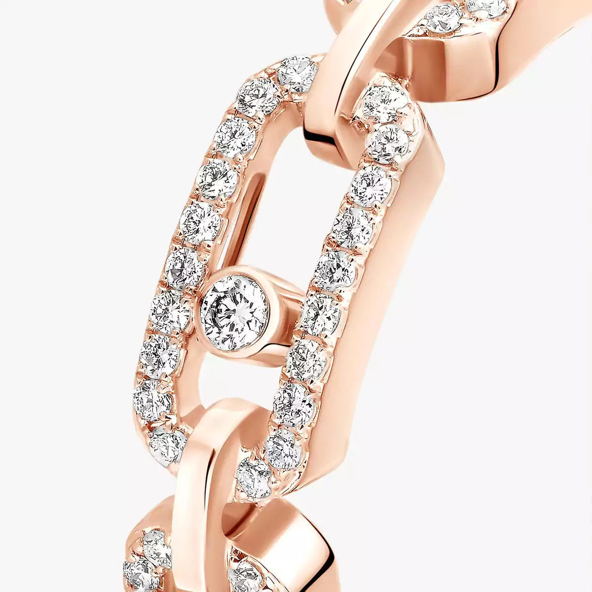 [Imperial] Move Link Pave_-Set Diamond Ring in Gold