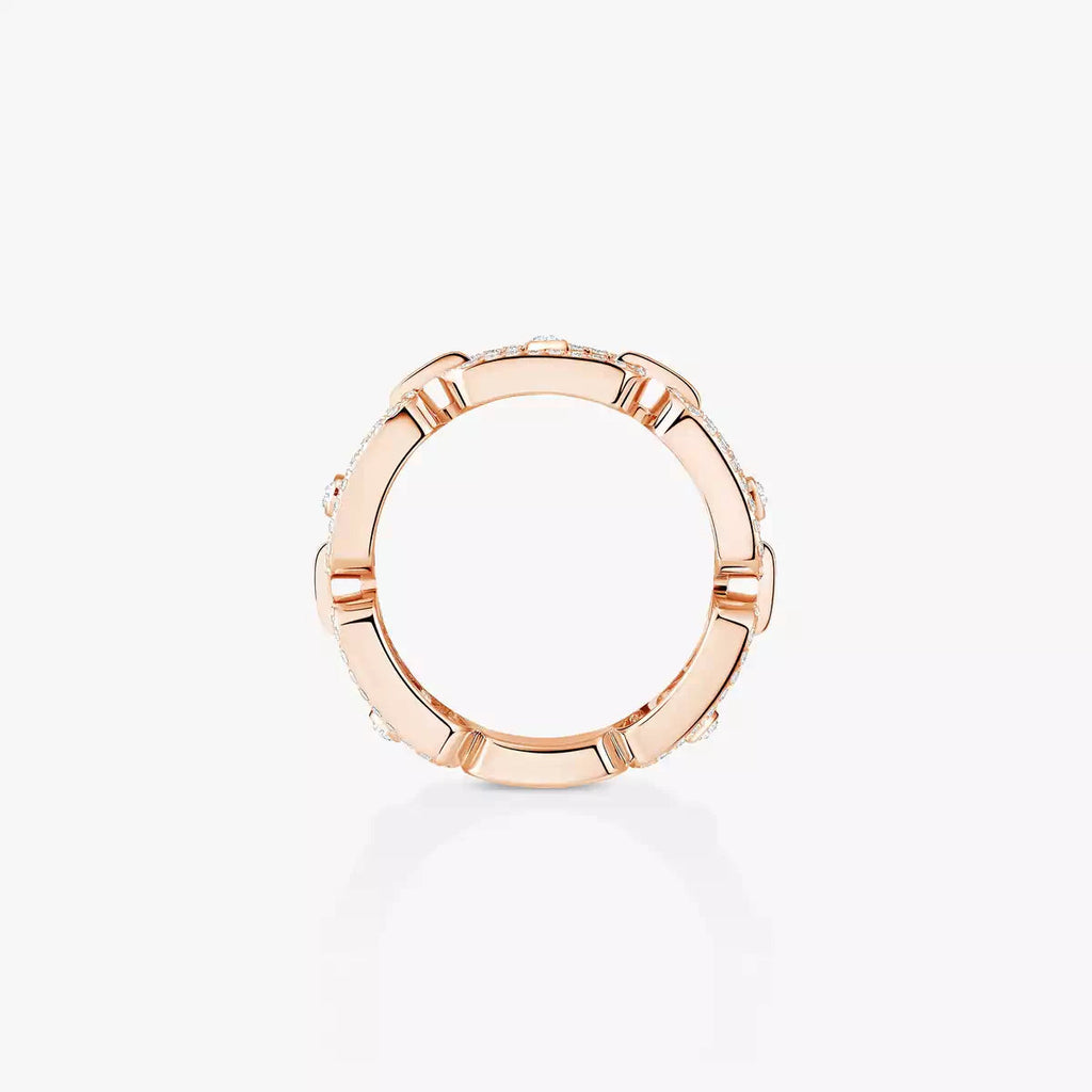 [Imperial] Move Link Pave_-Set Diamond Ring in Gold