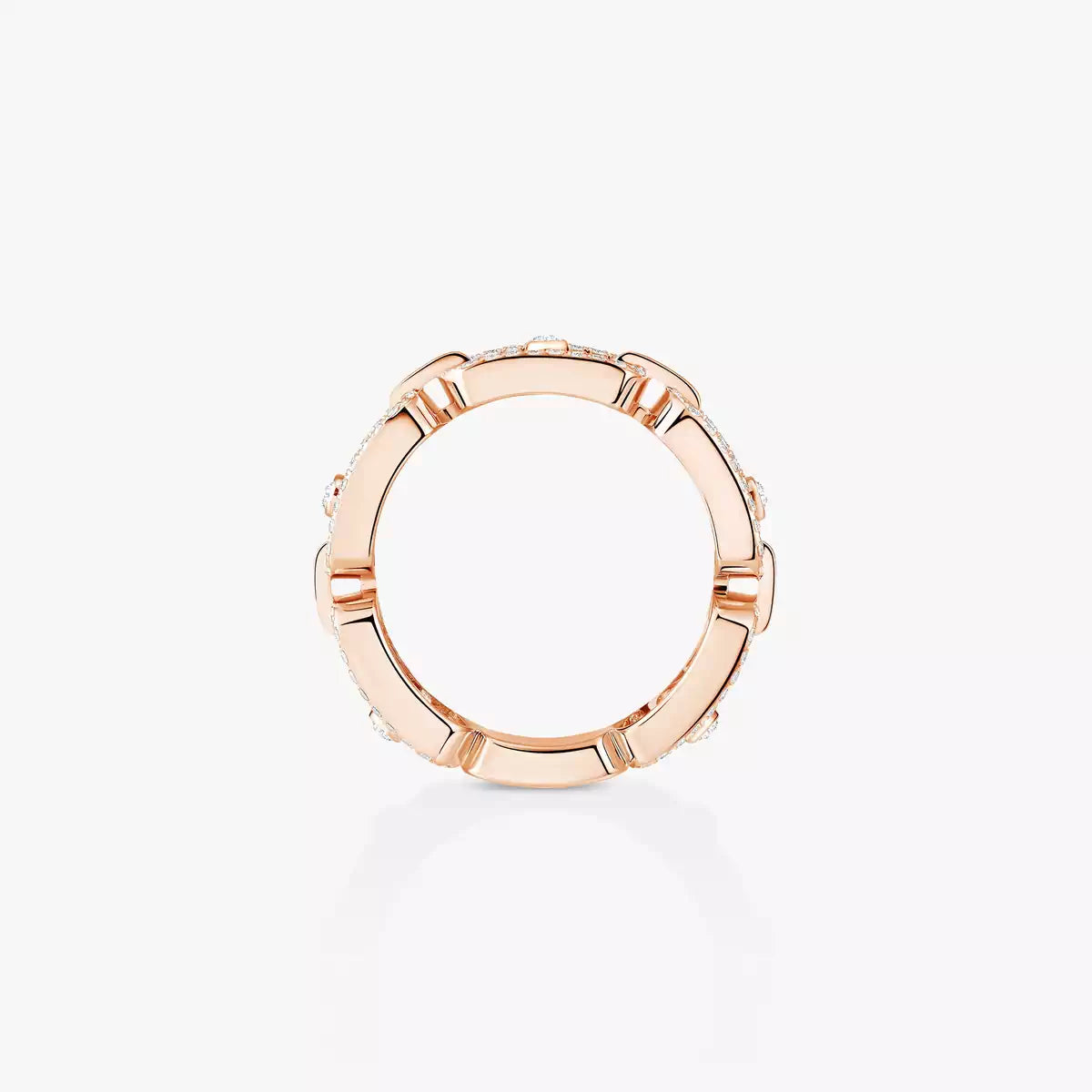 [Imperial] Move Link Pave_-Set Diamond Ring in Gold