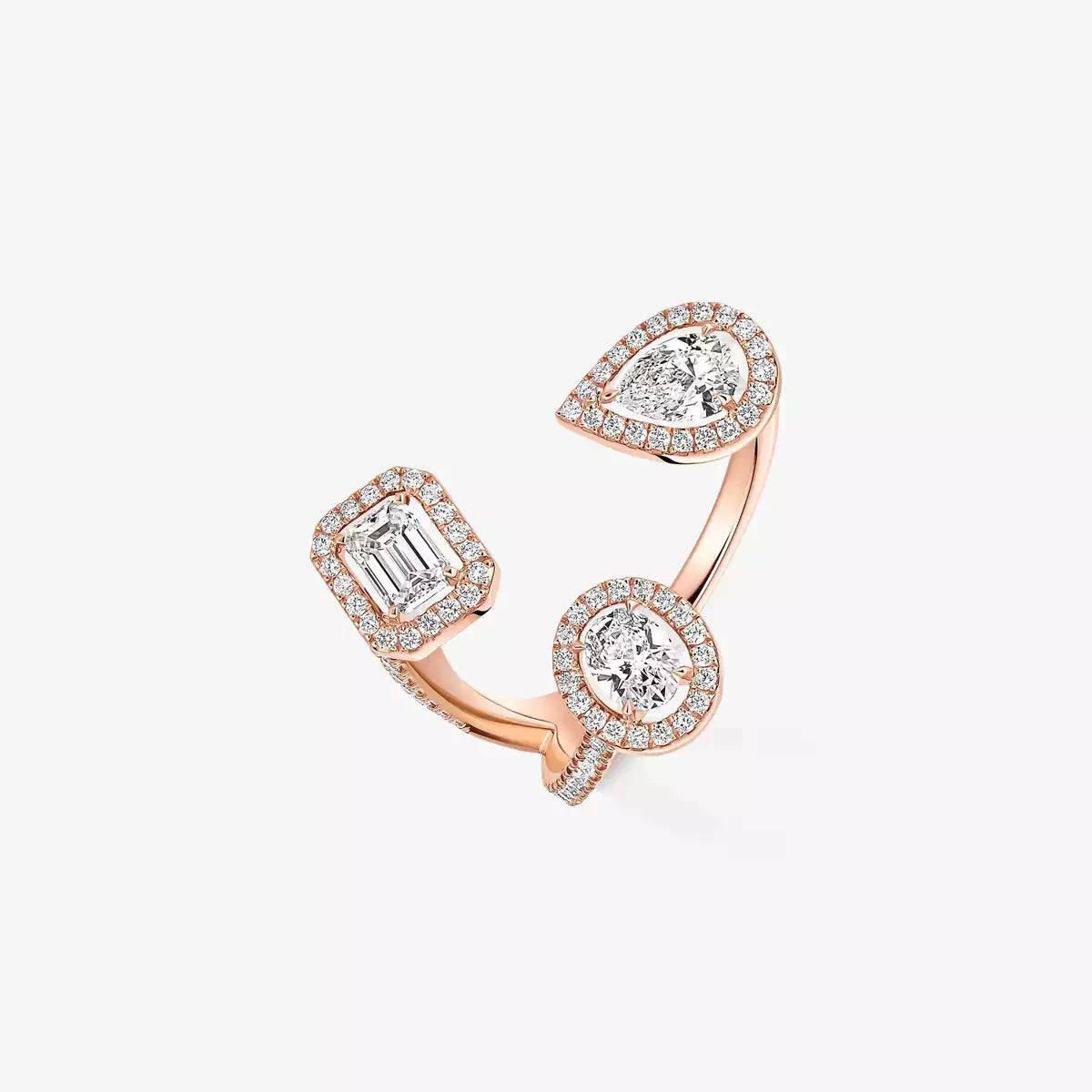 [[Imperial]  Diamond Ring 0,25ct My Twin Trilogy