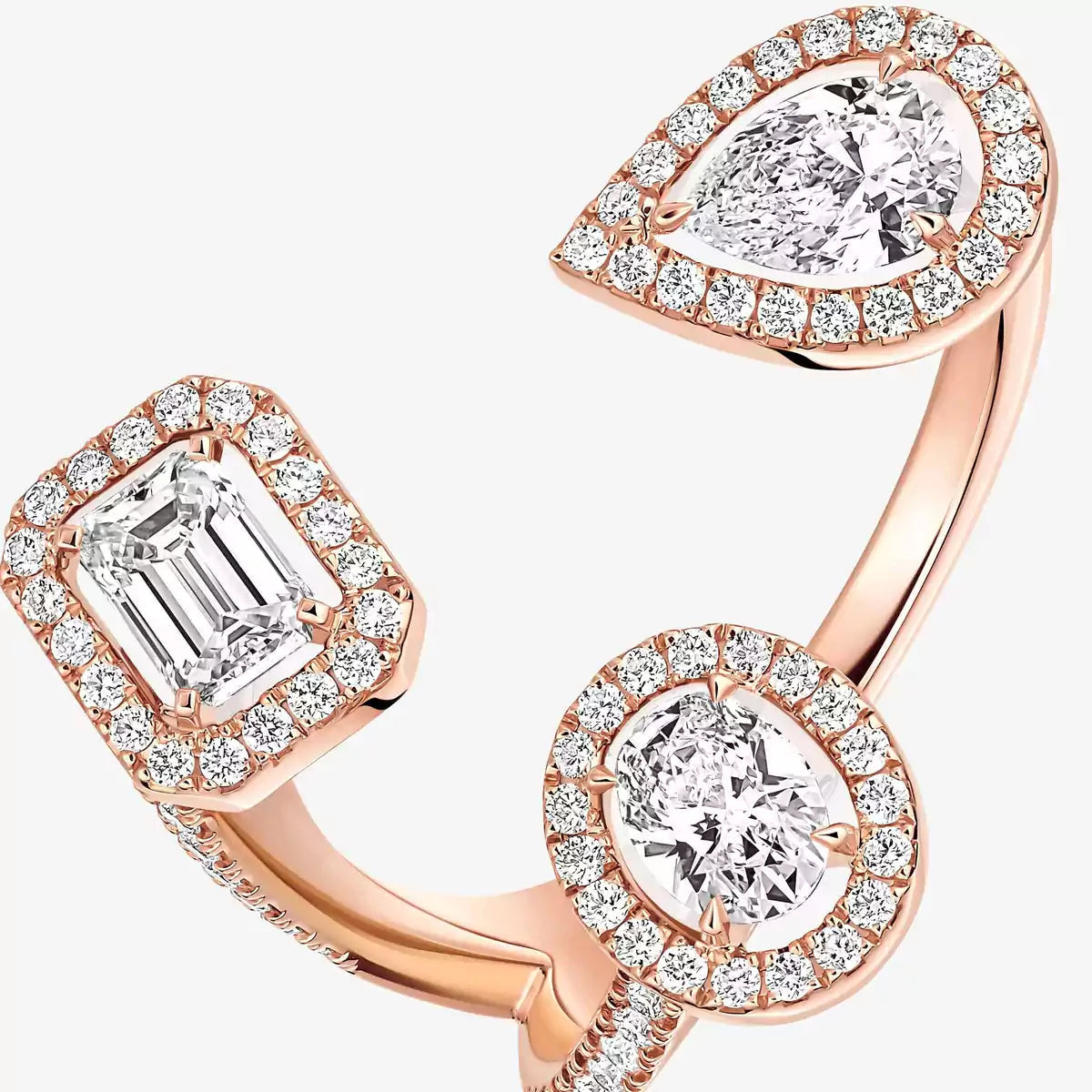 [[Imperial]  Diamond Ring 0,25ct My Twin Trilogy