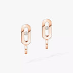 [Imperial] Diamond Mini Hoop Earrings Move Classique