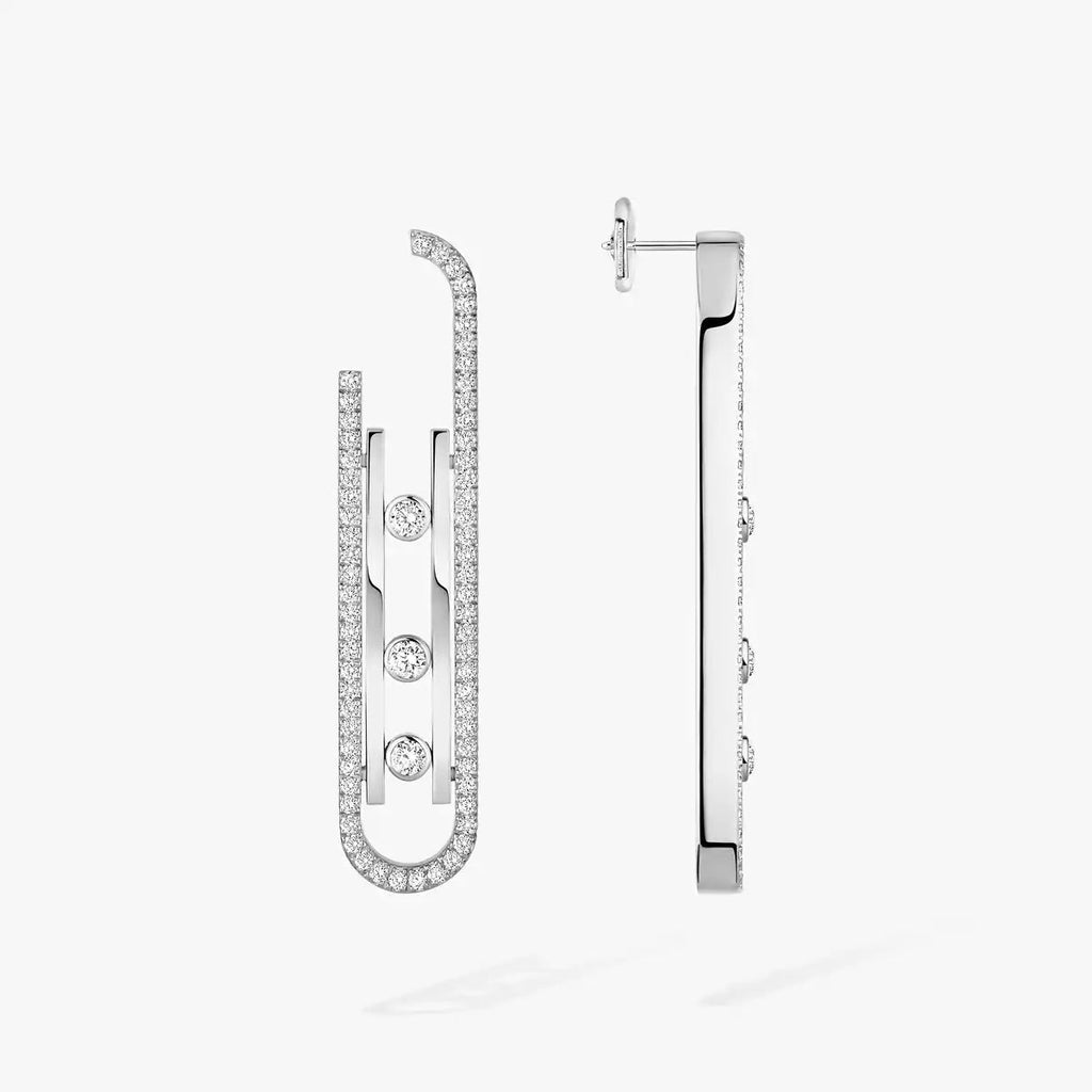 [Imperial] Diamond Pendant Earrings Move 10Th