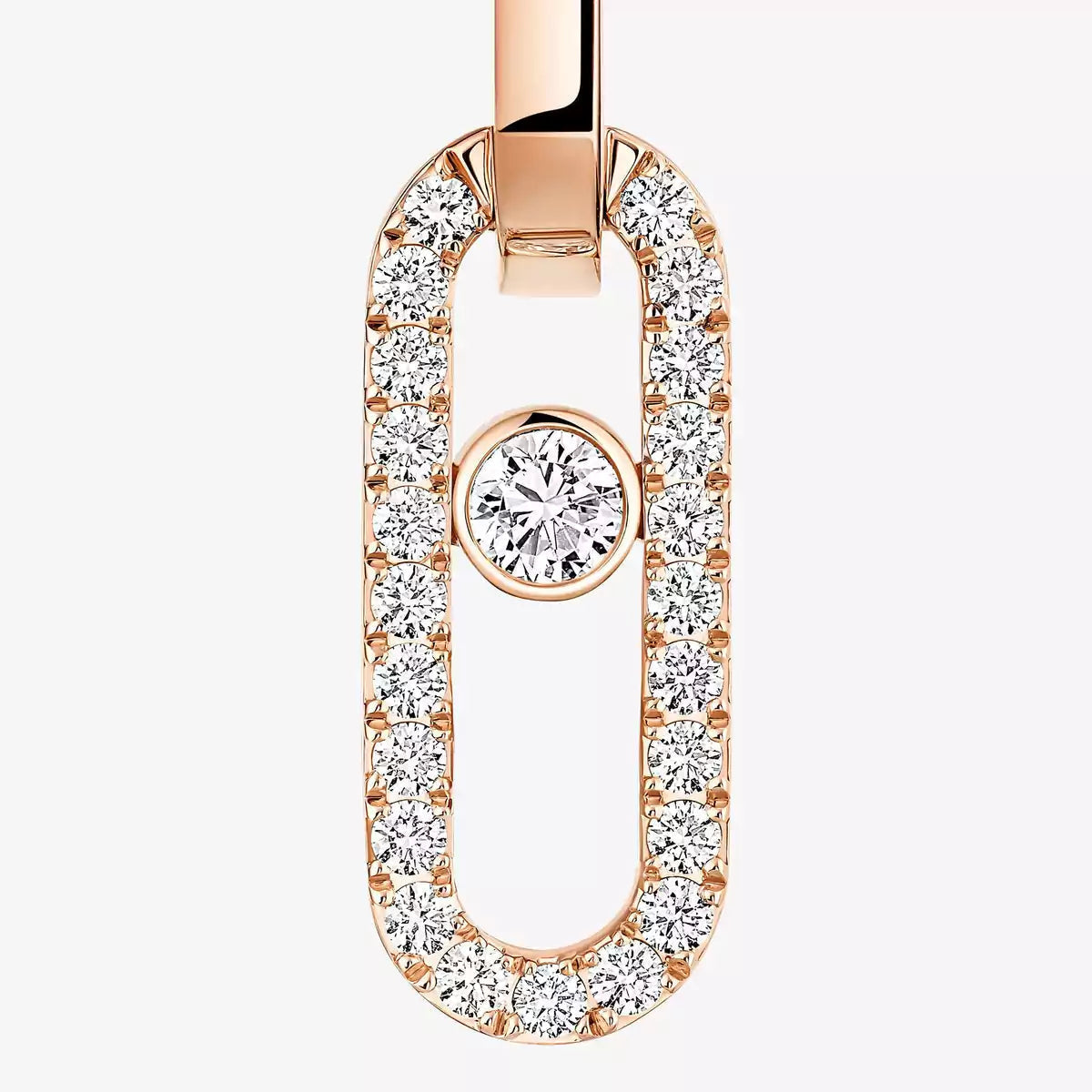 [Imperial] Move Link Diamond Earrings