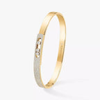 [Imperial] Move Noa Rose Gold Pavé Diamond Bangle Bracelet