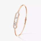 [Imperial] Move Pavé Diamond Bangle Bracelet M