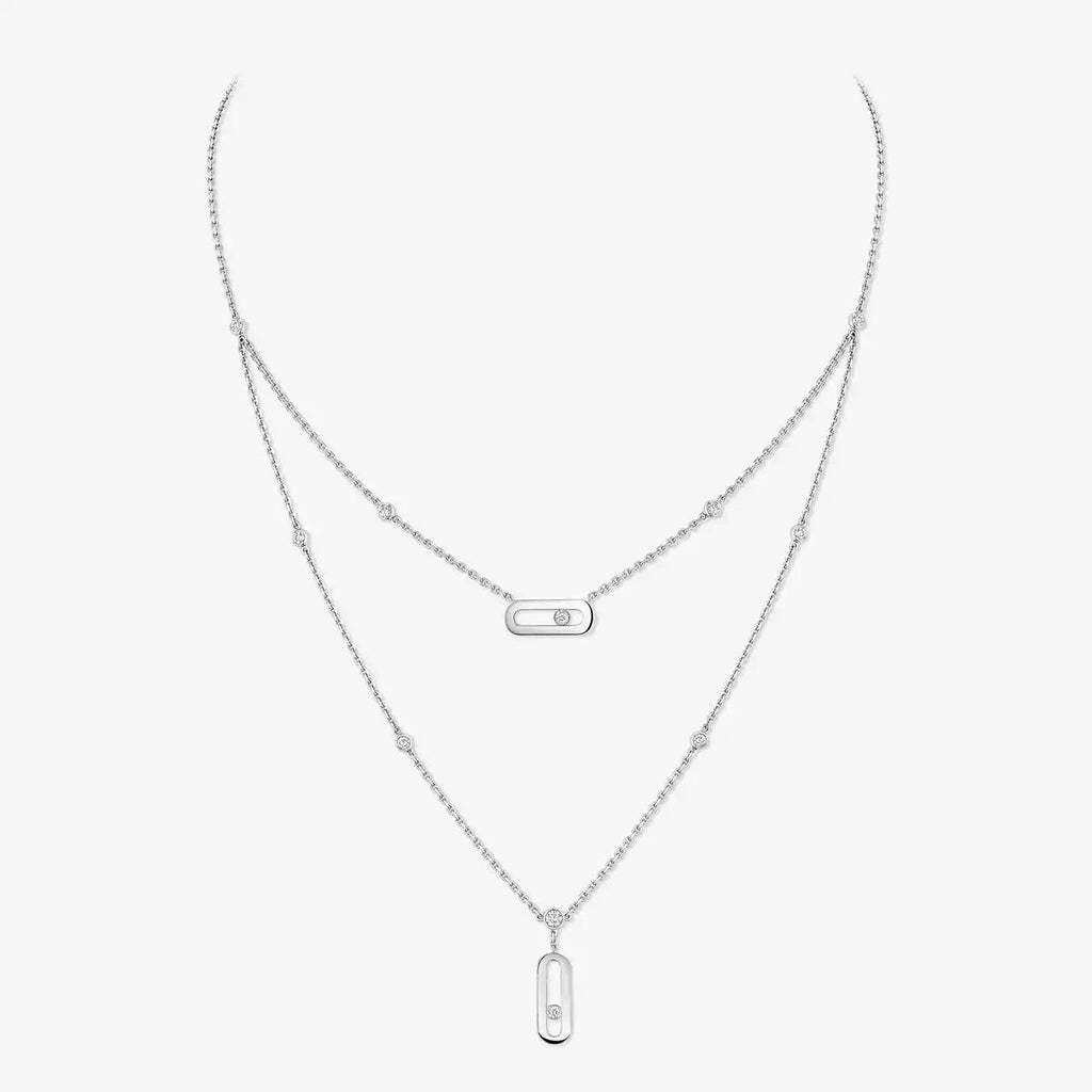 [Imperial]  Move Uno Diamond Necklace