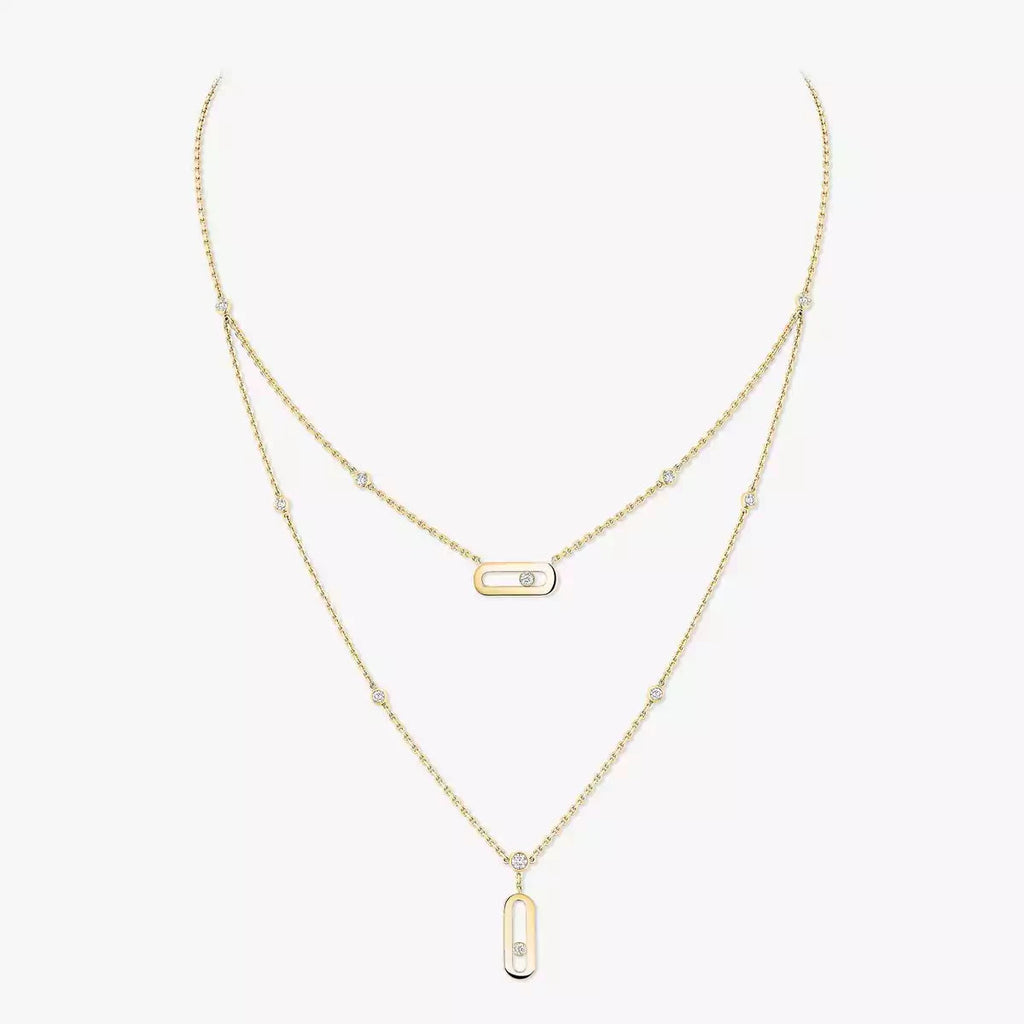 [Imperial]  Move Uno Diamond Necklace