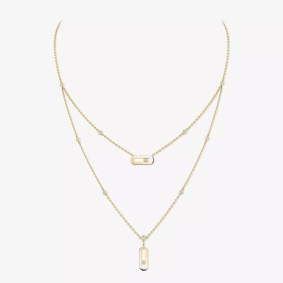 [Imperial]  Move Uno Diamond Necklace