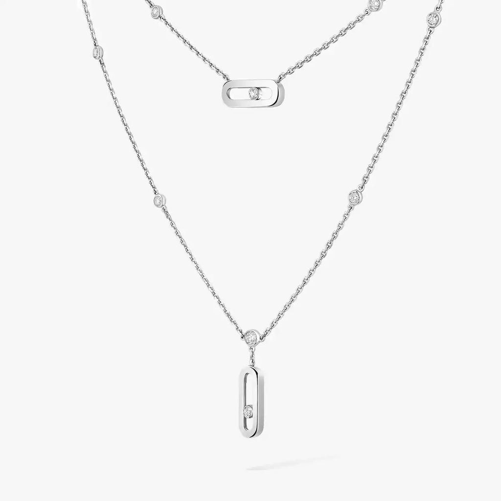 [Imperial]  Move Uno Diamond Necklace