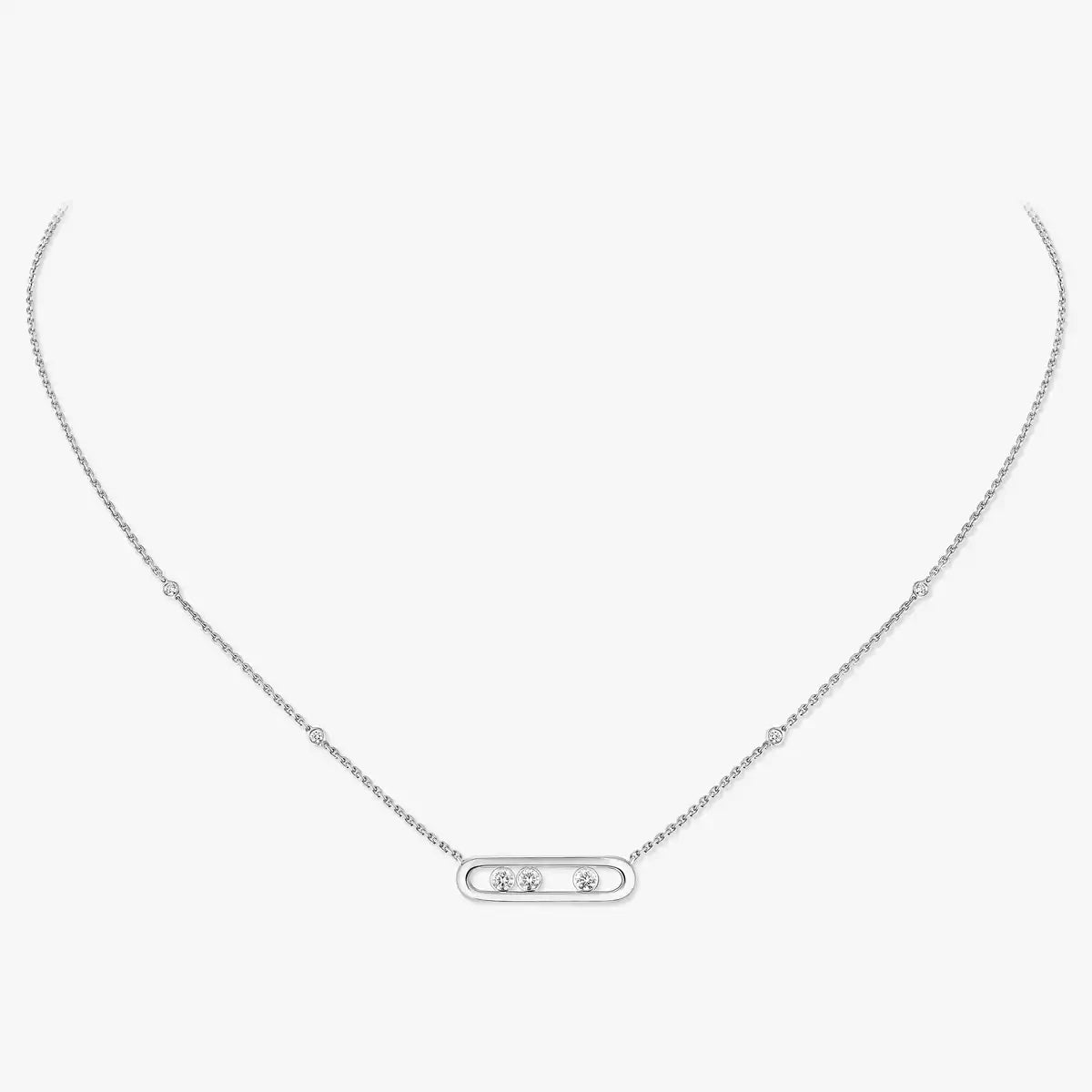 [Imperial]  Baby Move Gold Diamond Necklace