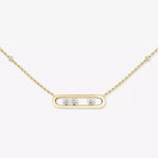 [Imperial]  Baby Move Gold Diamond Necklace