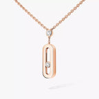 [Imperial]  Move Uno Gold Diamond Long Necklace