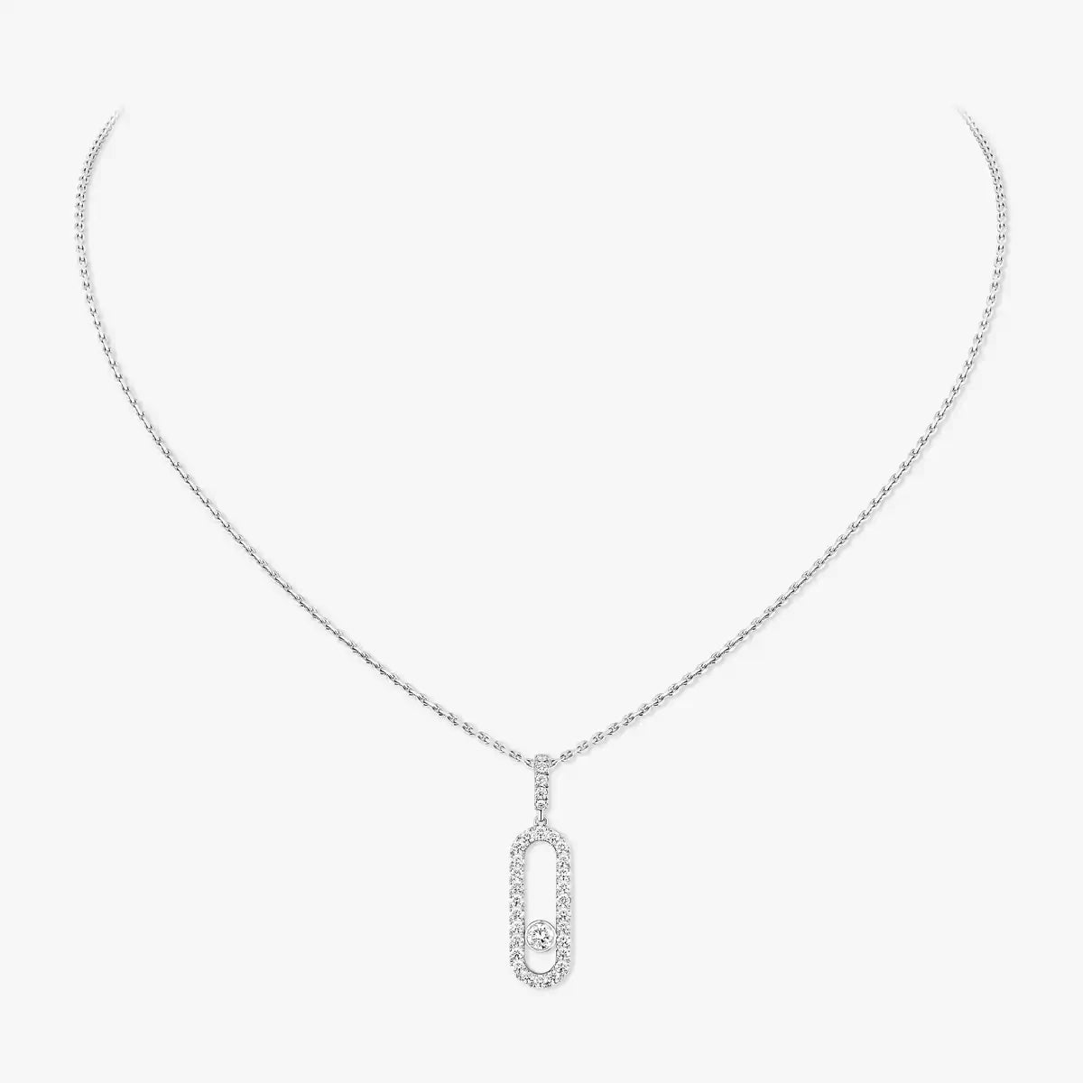[Imperial] Move Uno Diamond Necklace in Rose Gold