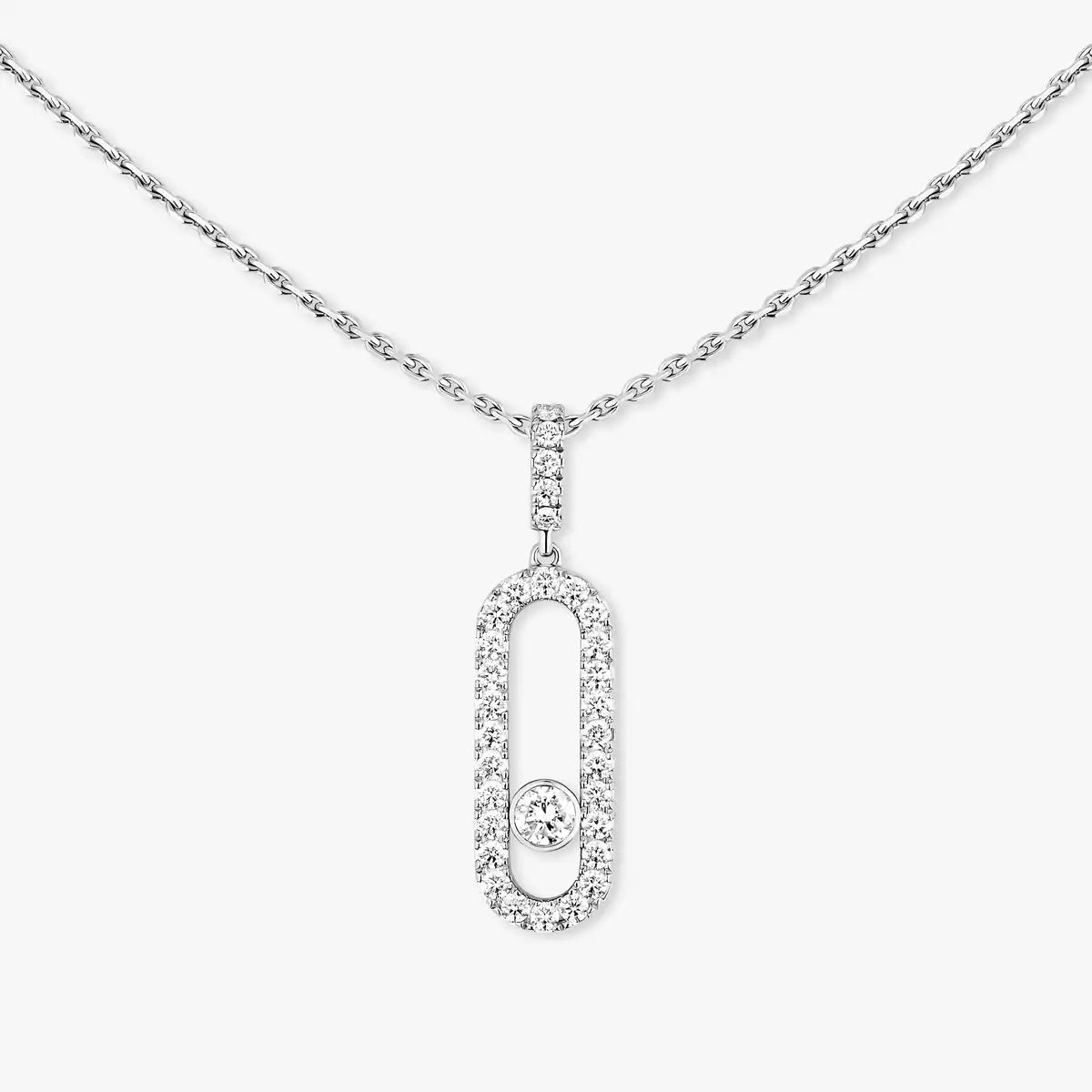 [Imperial] Move Uno Diamond Necklace in Rose Gold