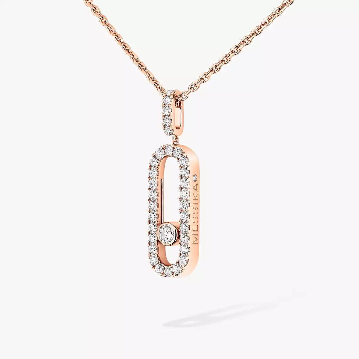 [Imperial] Move Uno Diamond Necklace in Rose Gold