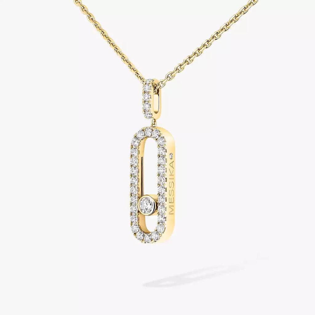 [Imperial] Move Uno Diamond Necklace in Rose Gold