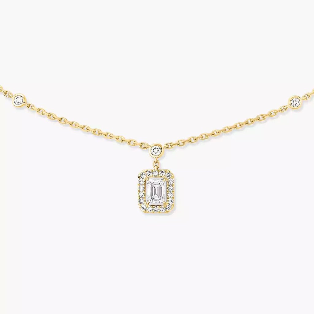 [Imperial] My Twin Diamond Necklace in Silver