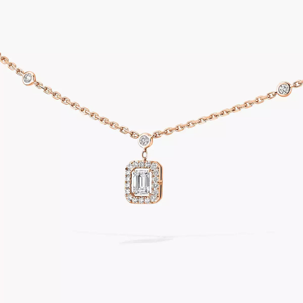 [Imperial] My Twin Diamond Necklace in Silver