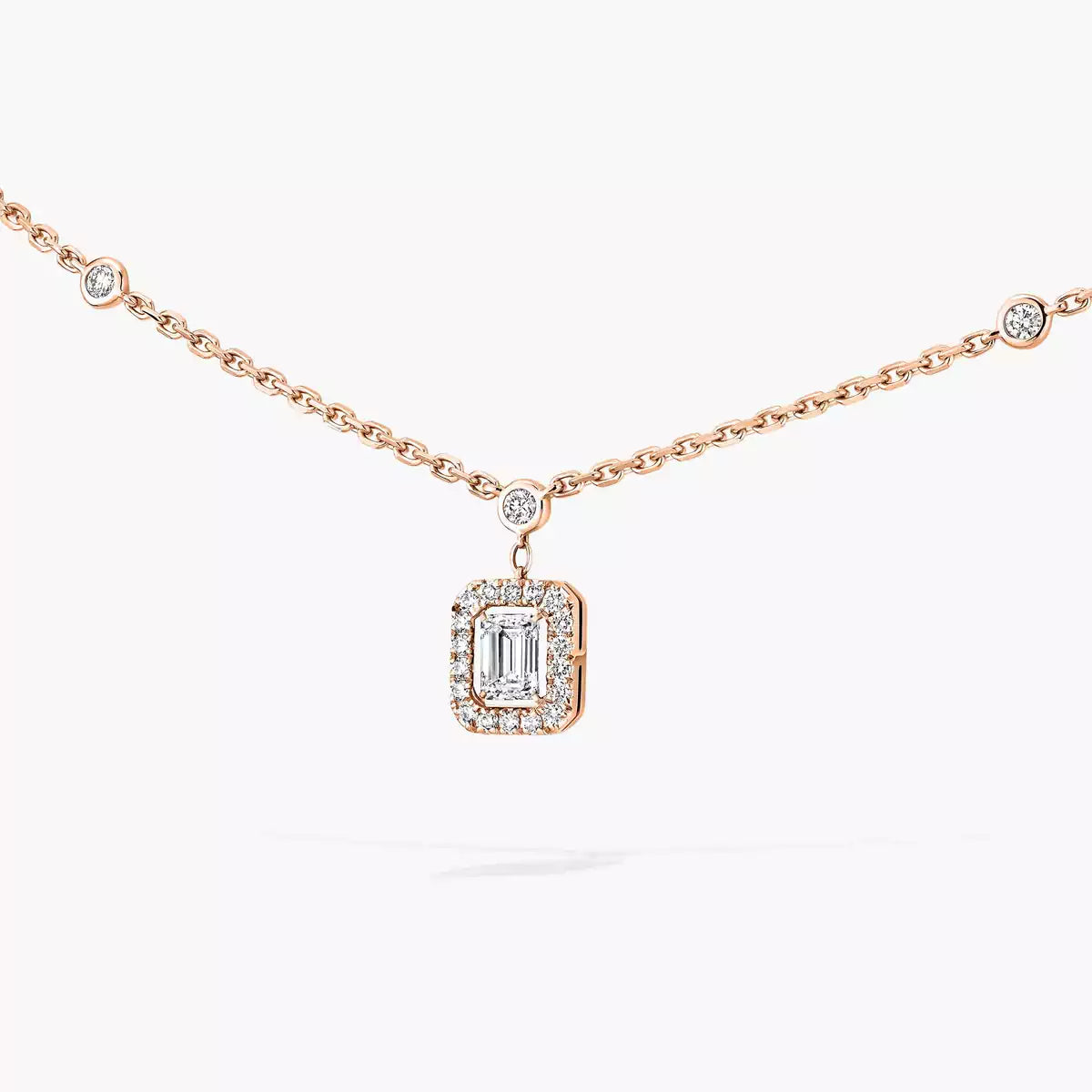 [Imperial] My Twin Diamond Necklace in Silver