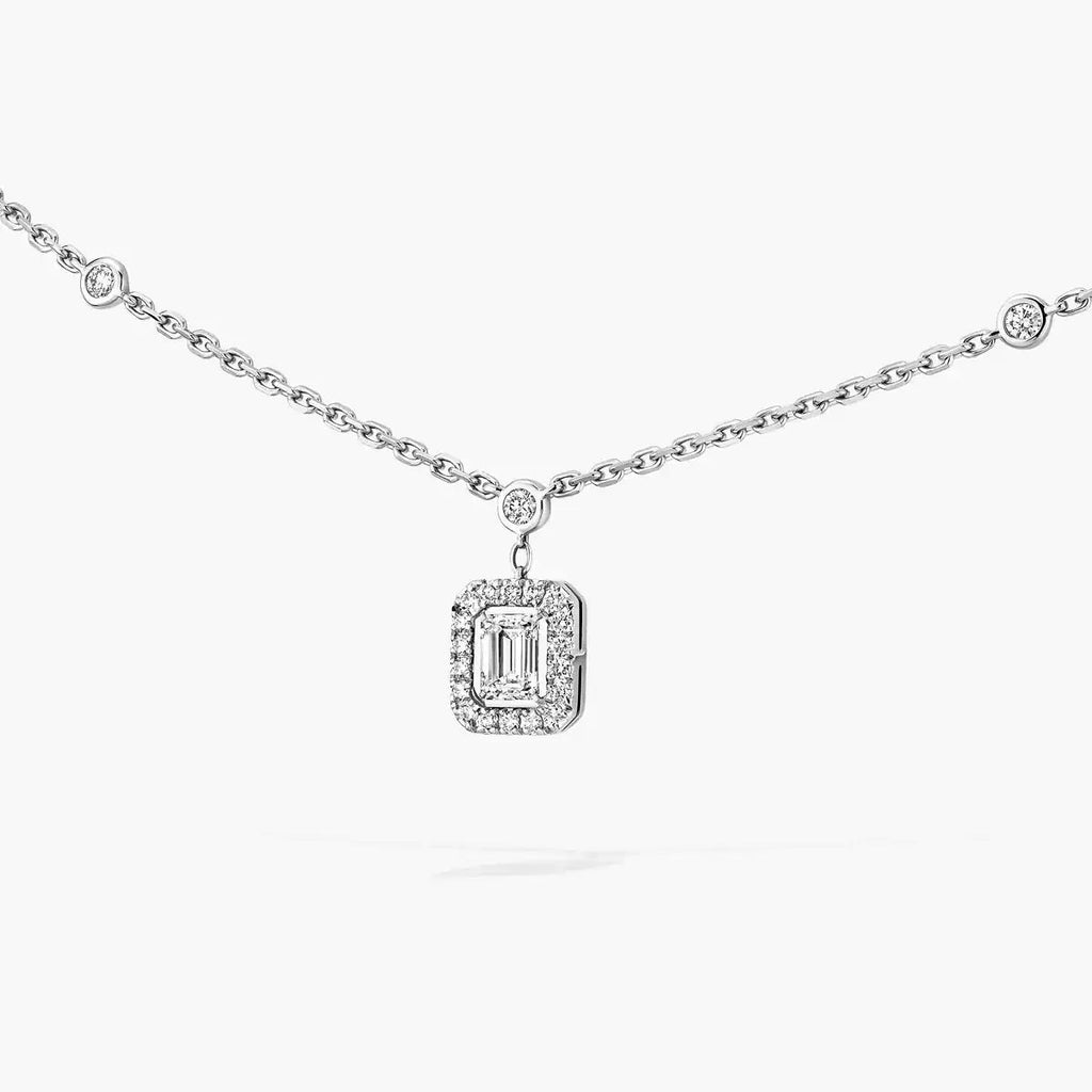 [Imperial] My Twin Diamond Necklace in Silver