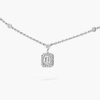 [Imperial] My Twin Diamond Necklace in Silver