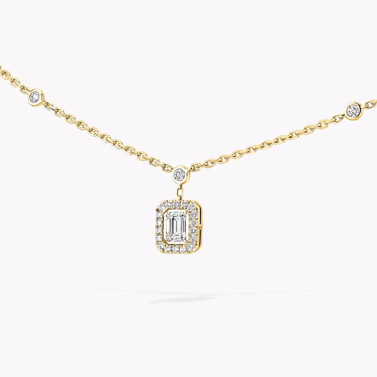 [Imperial] My Twin Diamond Necklace in Silver