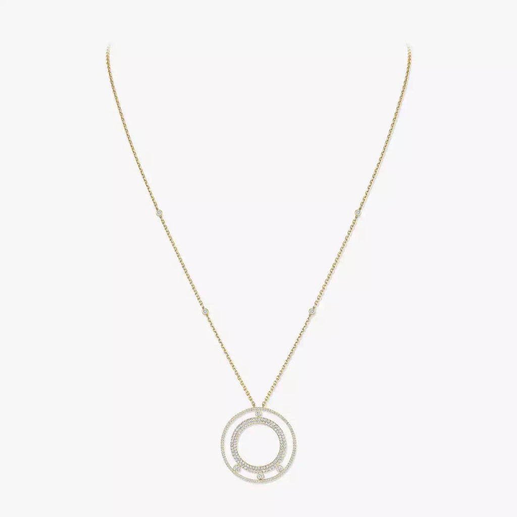 [Imperial] Move Romane Long Pave_-Set Diamond Necklace