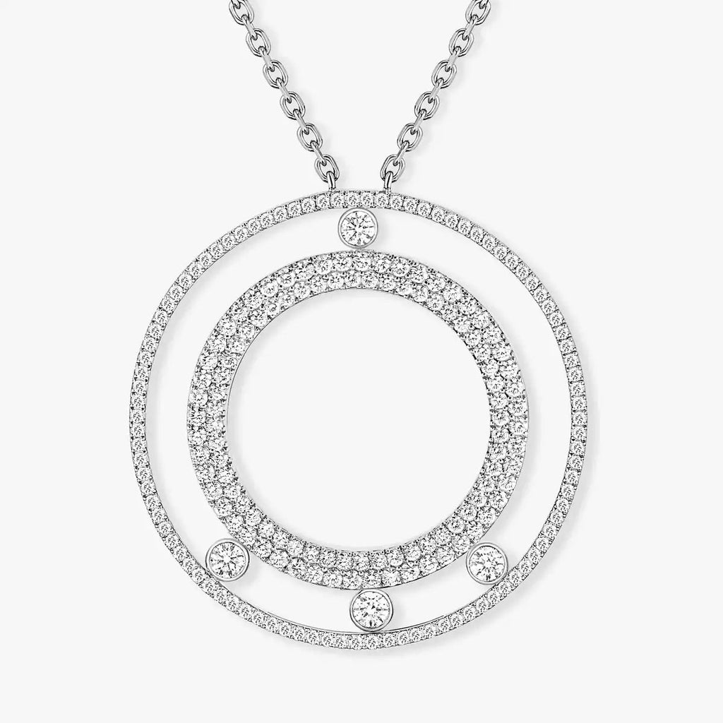 [Imperial] Move Romane Long Pave_-Set Diamond Necklace