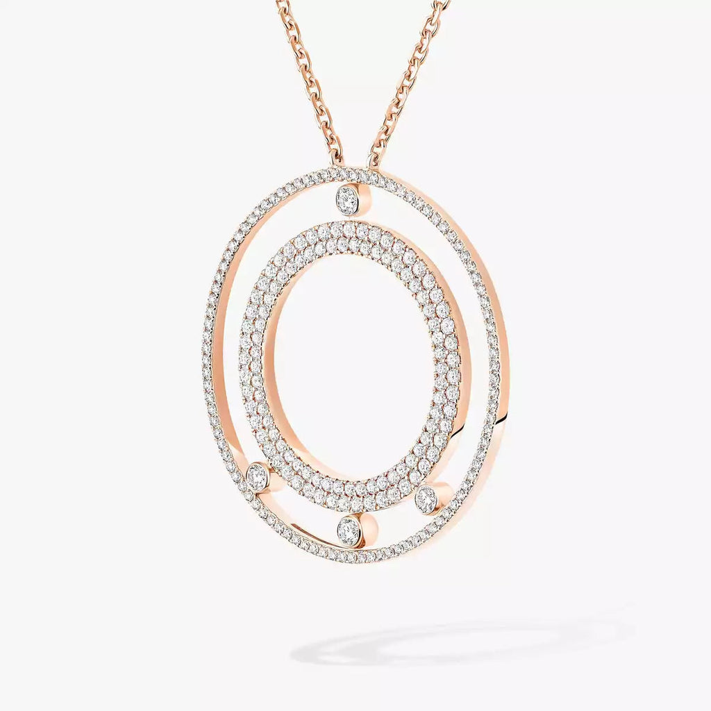 [Imperial] Move Romane Long Pave_-Set Diamond Necklace