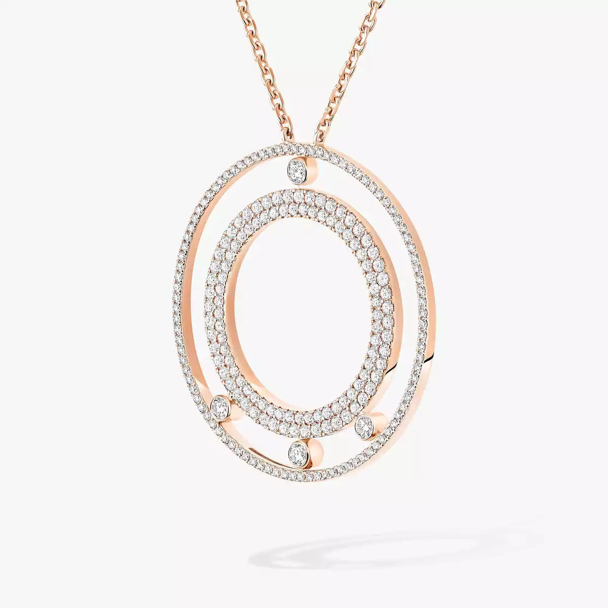 [Imperial] Move Romane Long Pave_-Set Diamond Necklace