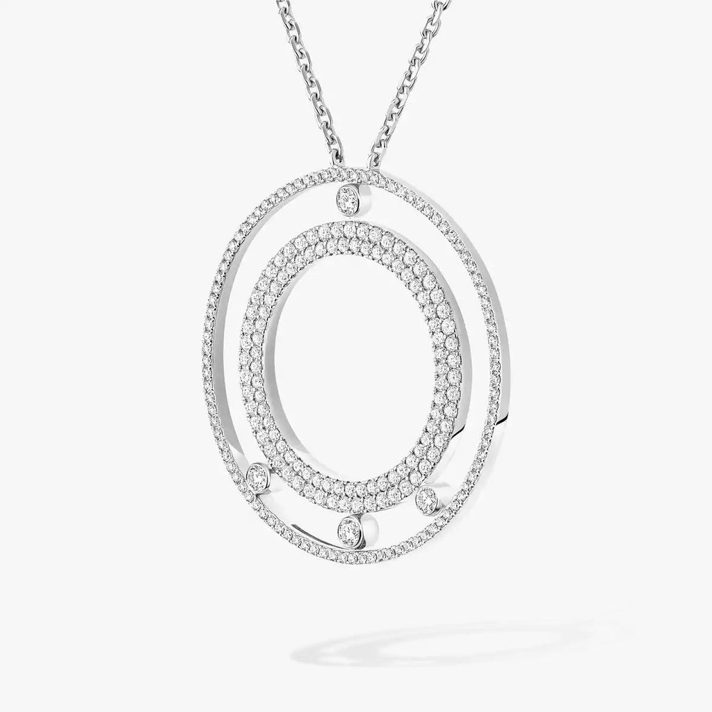 [Imperial] Move Romane Long Pave_-Set Diamond Necklace