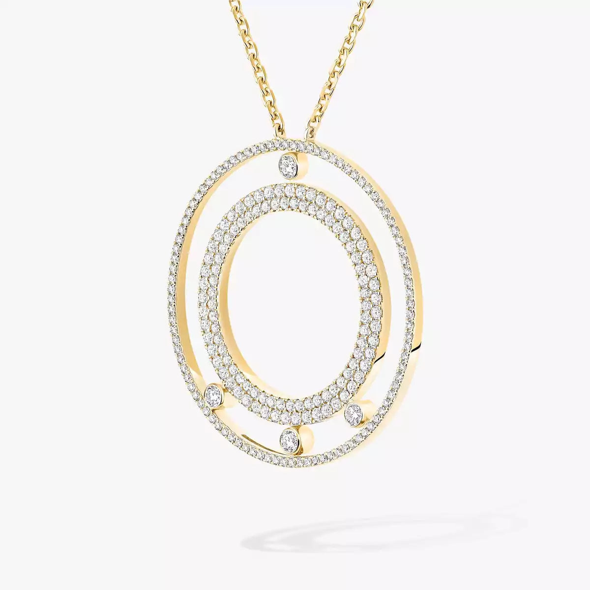 [Imperial] Move Romane Long Pave_-Set Diamond Necklace