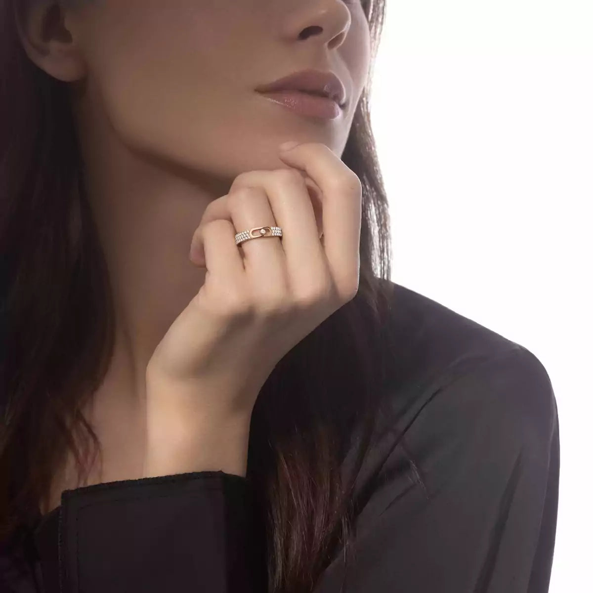 [Imperial] Move Joaillerie Pave_ Diamond Wedding Ring