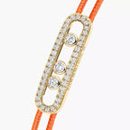 [Imperial] Messika Care(s) pink cord pavé bracelet
