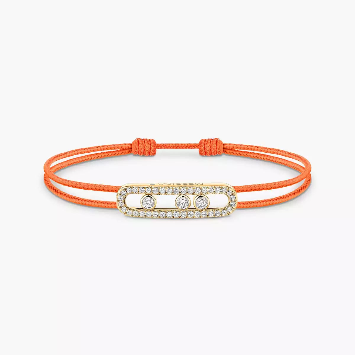 [Imperial] Messika Care(s) pink cord pavé bracelet