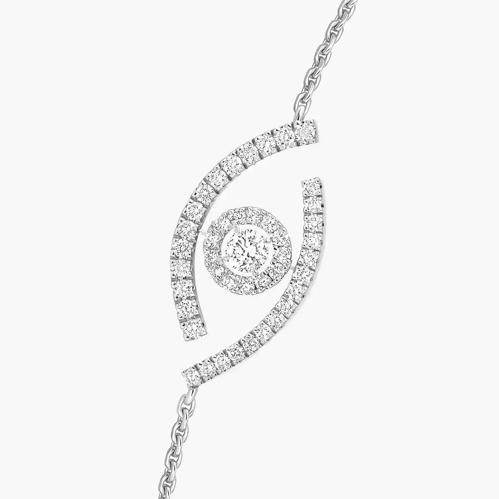 [Imperial] Lucky Eye Pave-Set Diamond Bracelet