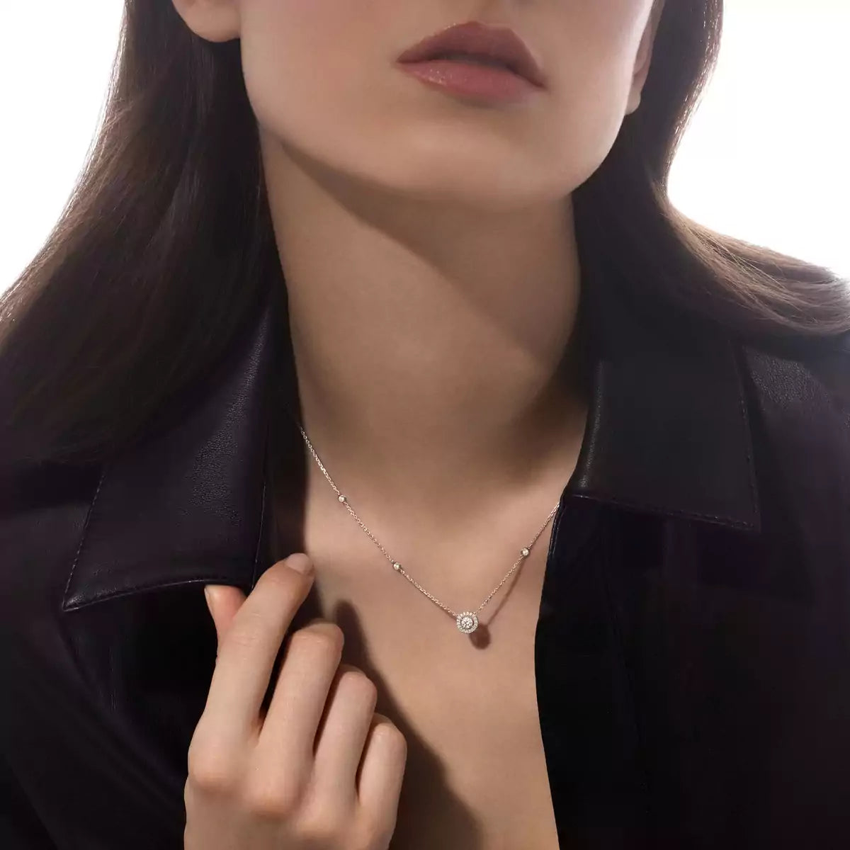[Imperial] Diamond Necklace 0,20ct Brilliant Shape Joy
