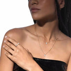 [Imperial] Diamond Necklace My Twin 2 Rows