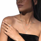[Imperial] Diamond Necklace My Twin 2 Rows