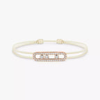[Imperial] Messika Care(s) pink cord pavé bracelet