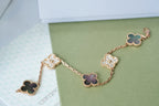 [Imperial]New CLOVER 5 MOTIF GRAY MOP BRACELET COLLECTION