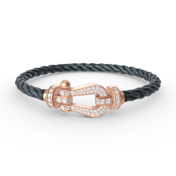 [Imperial] FORCE LARGE HORSESHOE FULL DIAMOND BRACELET ROSE GOLD