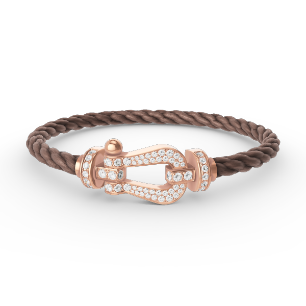 [Imperial] FORCE LARGE HORSESHOE FULL DIAMOND BRACELET ROSE GOLD