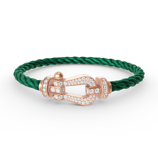 [Imperial] FORCE LARGE HORSESHOE FULL DIAMOND BRACELET ROSE GOLD